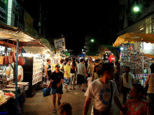 Noční market Hua Hin