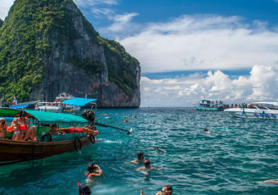 Šnorchlování na Koh Rok na rychlo člunu